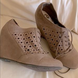 Fergalicious wedged bootie